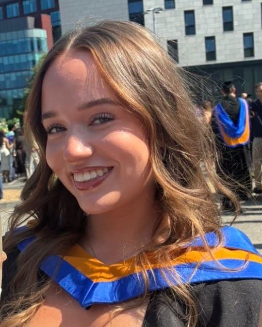 Madison at her Leeds Beckett graduation